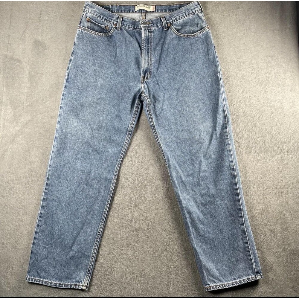 Levis 550 Relaxed Fit Jeans Mens 40x32 Denim Loose Fit Y2K 90s Fit Vintage Style